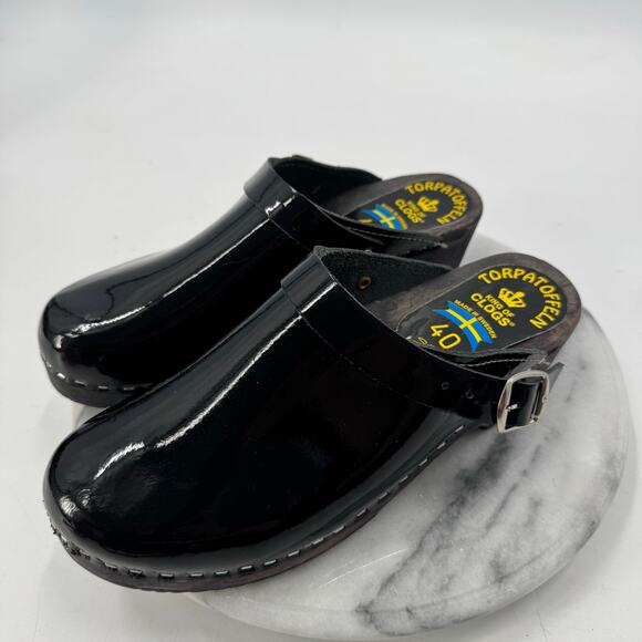 Torpatoffeln King of clogs patent leather clogs - Picture 7 of 9